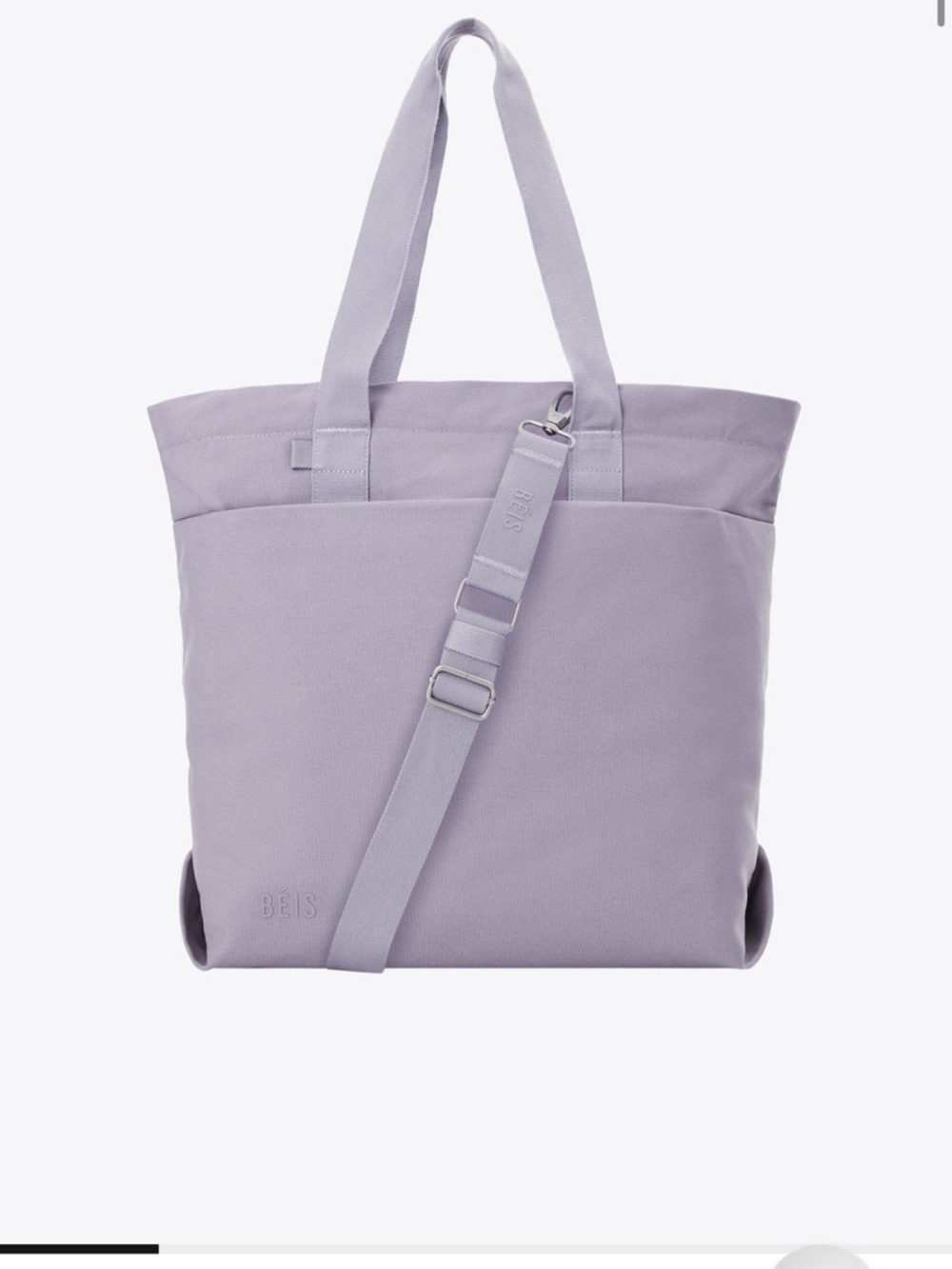 NWT Beis The Utility Tote in lavender